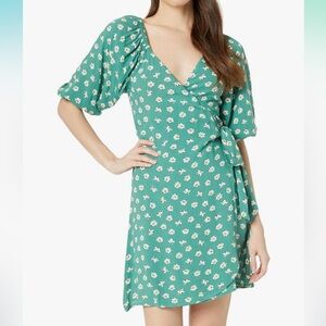 Billabong Green Wrap Dress